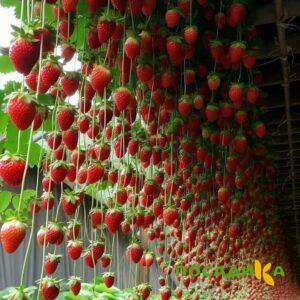 Клубника ампельная Анастасия купить по цене от 370р. в интернет-магазине «Посадика» с доставкой почтой в в Курске и по всей России – [изображение №1].