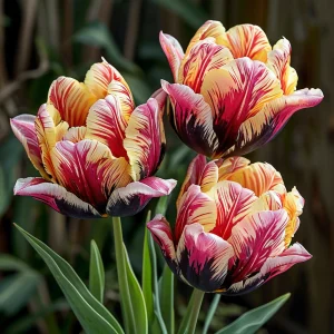 Тюльпан Роял Гарнит купить по цене от 425р. в интернет-магазине «Посадика» с доставкой почтой в в Курске и по всей России – [изображение №1].